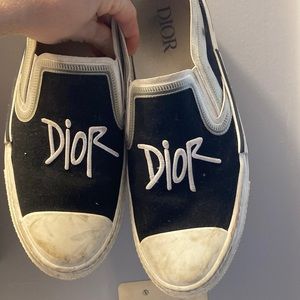 Dior size 13 slip ons